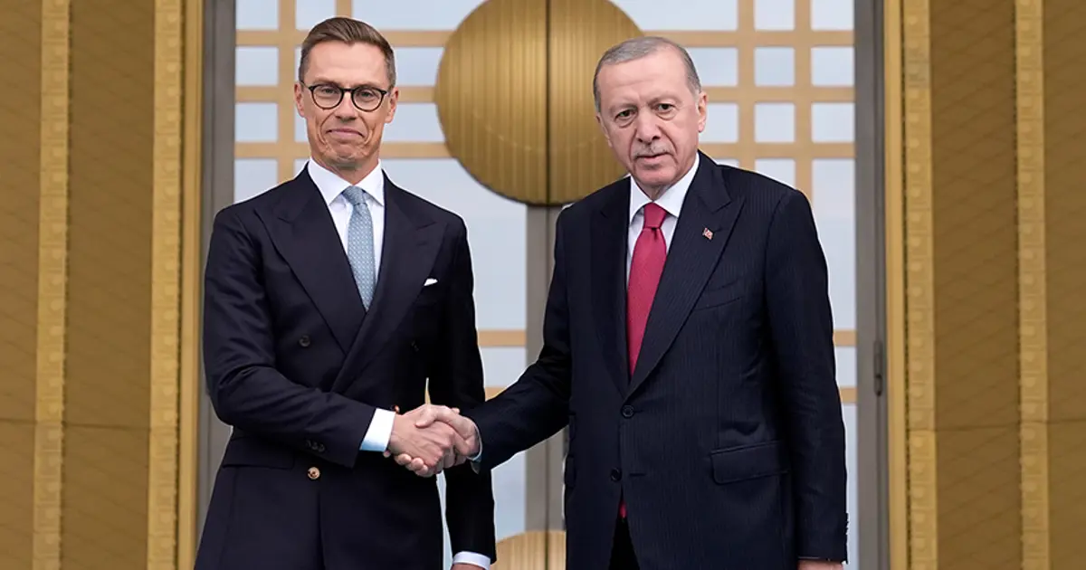 Cumhurbaşkanı Erdoğan ve Finlandiya Cumhurbaşkanı Stubb Bir Araya Geldi