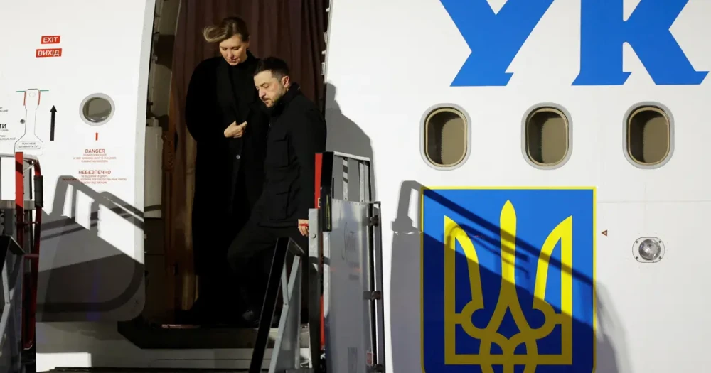 Zelenski'nin Dublin Ziyareti Öncesi Hava Sahasında Dron Paniği Yaşandı