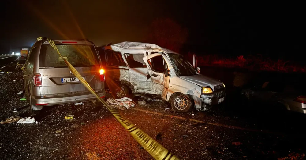 Mardin'de Trafik Faciası: 4 Can Kaybı, 5 Yaralı