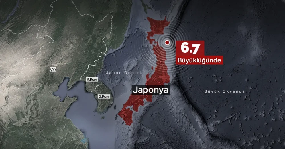 Japonya'da 6.7 Büyüklüğünde Deprem: Tsunami Uyarısı Yapıldı