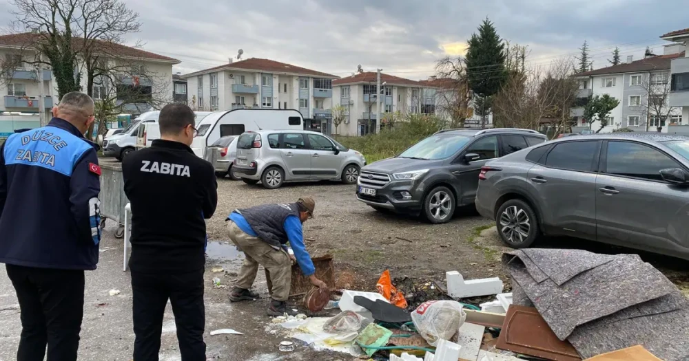 Düzce'de Çevre Kirliliğine Karşı Eşsiz Uygulama: Ceza ve Temizlik Bir Arada