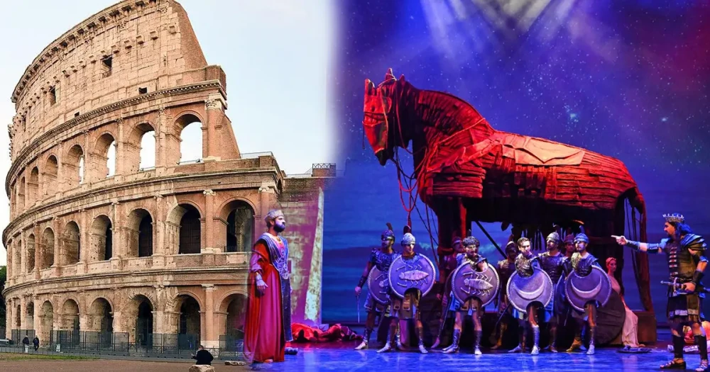 Roma Kolezyumu'nda Troya Destanı Canlanacak