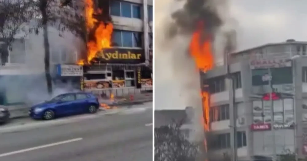 Esenyurt'ta Restoranda Yangın: Alevler Binayı Sardı