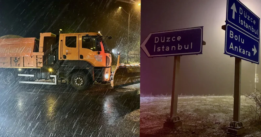 Yurdun Dört Bir Yanı Beyaza Büründü: Kar Mesaisi Başladı