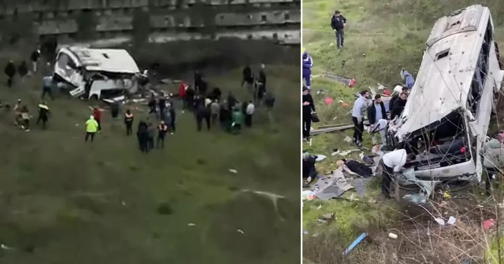 Esenyurt'ta Kan Donduran Kaza: Servis Aracı Şarampole Yuvarlandı, 5 Kişi Hayatını Kaybetti