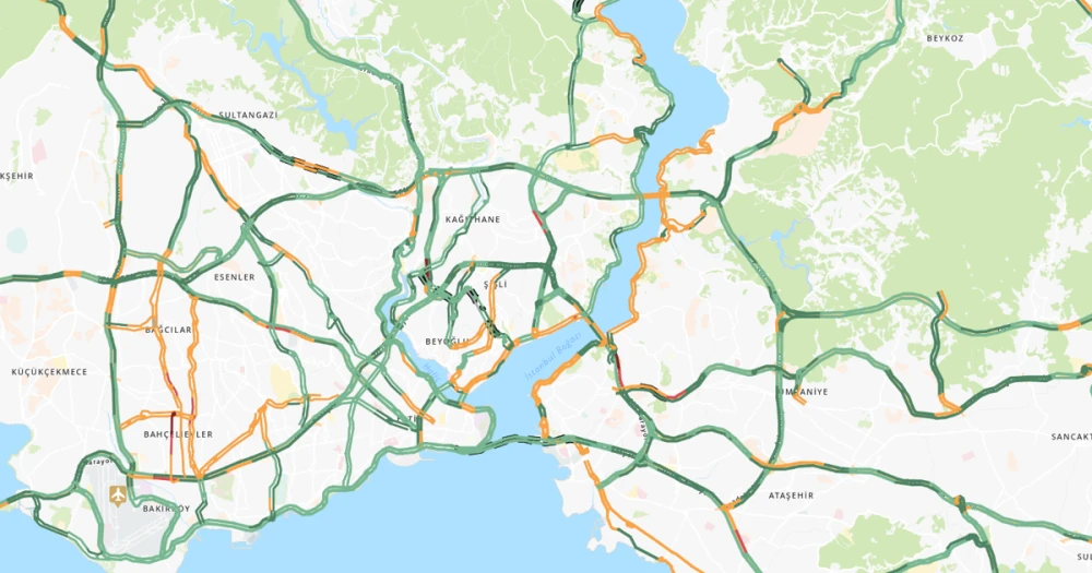 Yeni Yılın İlk İş Gününde İstanbul Trafiği Rahat Nefes Aldı