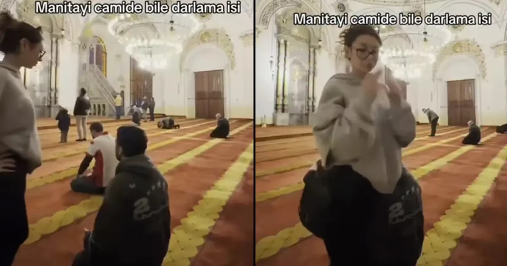 Tarihi Cami İçinde Çekilen Tepki Çeken Görüntülere Adli İşlem Başlatıldı