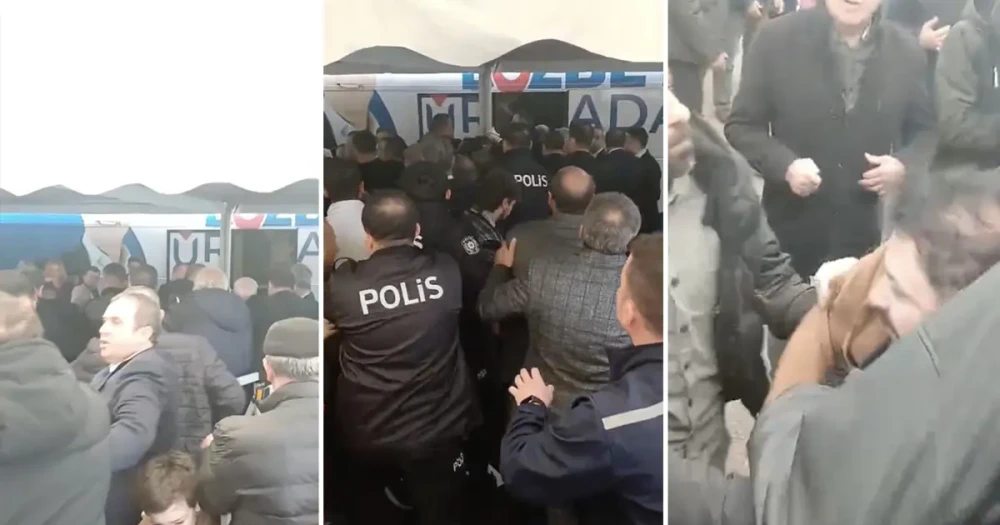 Bursa Büyükşehir Belediye Başkanı Mustafa Bozbey'e Yumruklu Saldırı Girişimi