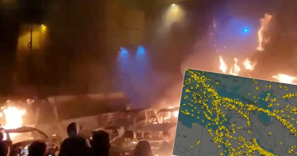 İran Hava Sahasını Kapattı: Bölgede Hava Ulaşımı Durduruldu