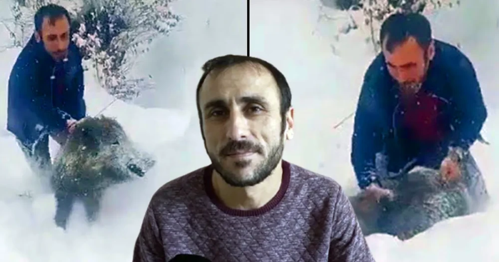 Eliyle Domuz Yakalayan Adamın Cezası İptal Edildi