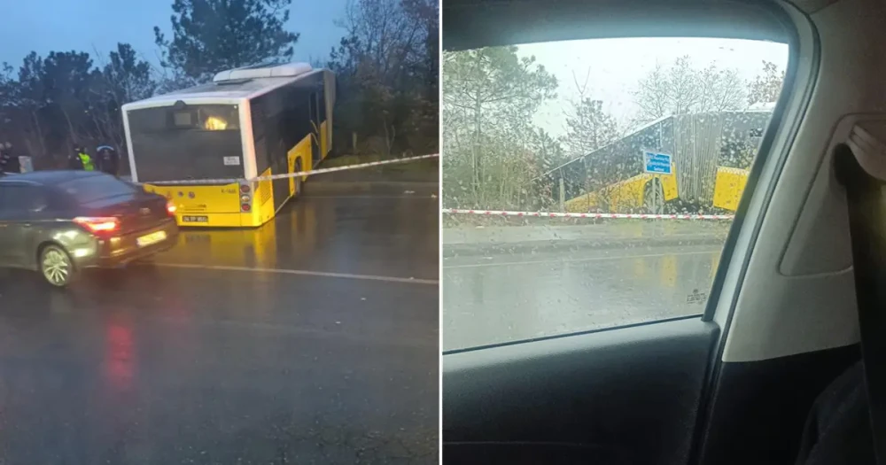 İETT Otobüsü Ormanlık Alana Uçtu: Facianın Eşiğinden Dönüldü