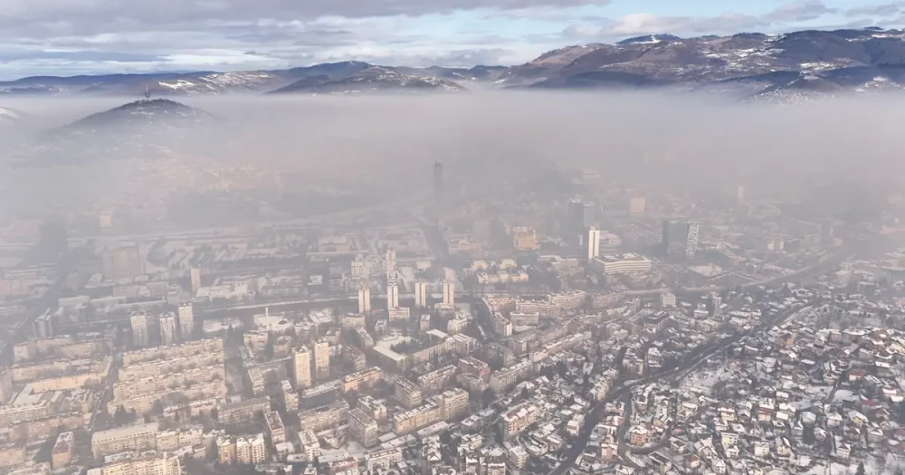 Saraybosna'da Hava Kirliliği Tehlikeli Boyutlara Ulaştı
