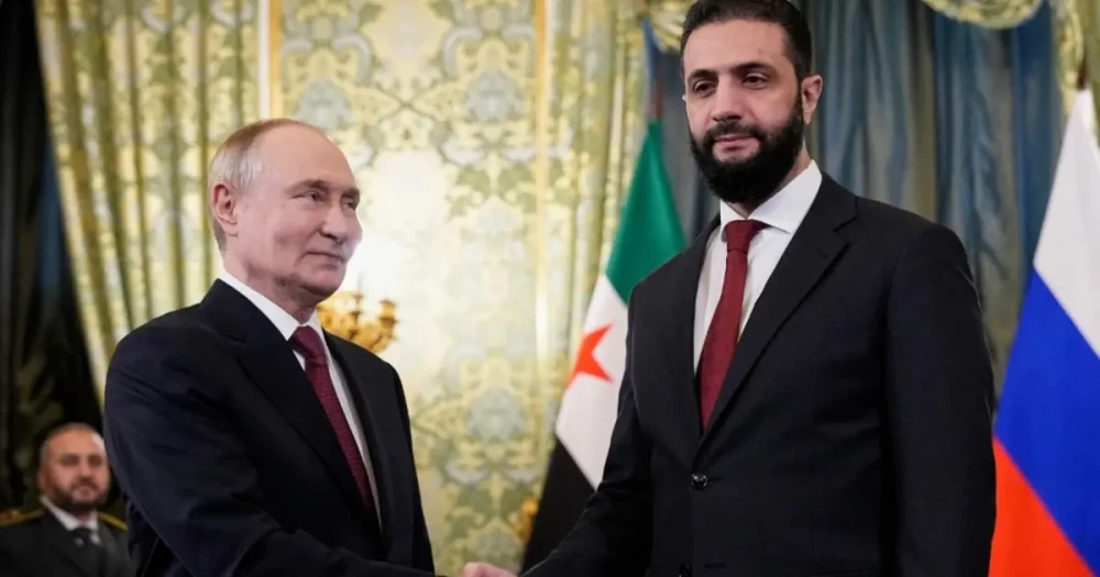 Suriye Lideri Şara, Moskova'da Putin ile Görüştü
