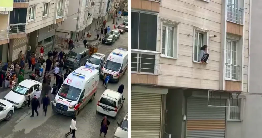 Esenyurt'ta Kadın Şiddeti: Çaresiz Kadın Canını Kurtarmak İçin Camdan Atladı