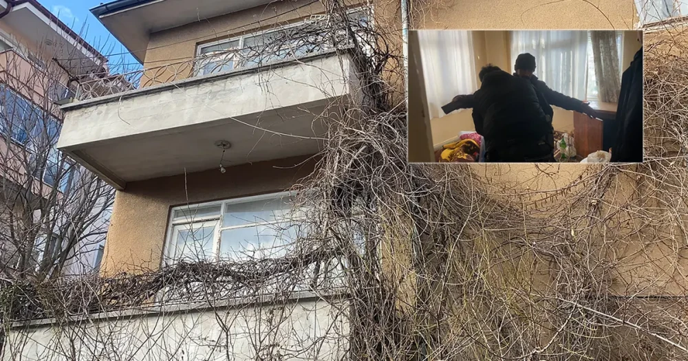 Balkondan Tırmanıp Girdiği Evde İki Gün Yaşadı