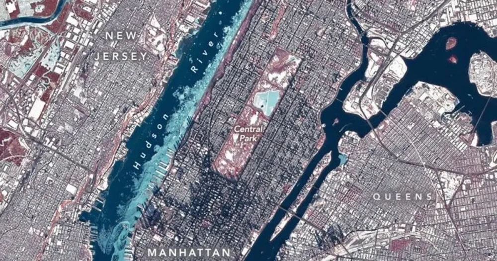 New York Buz Tutarken NASA'dan Çarpıcı Uzay Görüntüleri