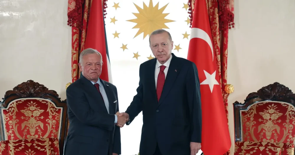 Cumhurbaşkanı Erdoğan ve Ürdün Kralı Abdullah Görüşüyor