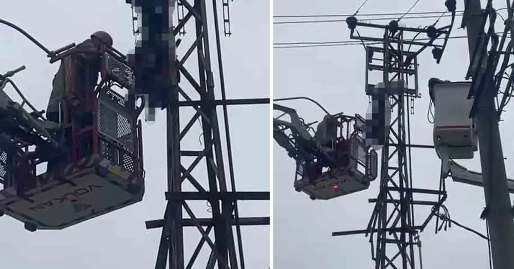 Bursa'da Elektrik Direğine Tırmanan Hırsızlık Şüphelisi Hayatını Kaybetti