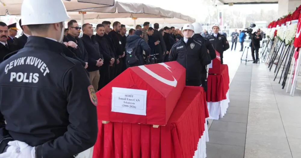 Katar'daki Helikopter Kazası Şehitlerine Veda Töreni Düzenlendi