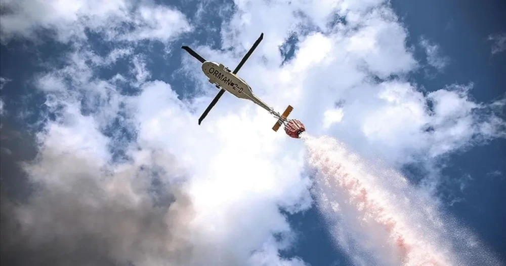 Orman Yangınlarına Karşı Hava Filosu Güçlendirildi: 119 Helikopter, 28 Uçak ve 14 İHA Görev Yapacak
