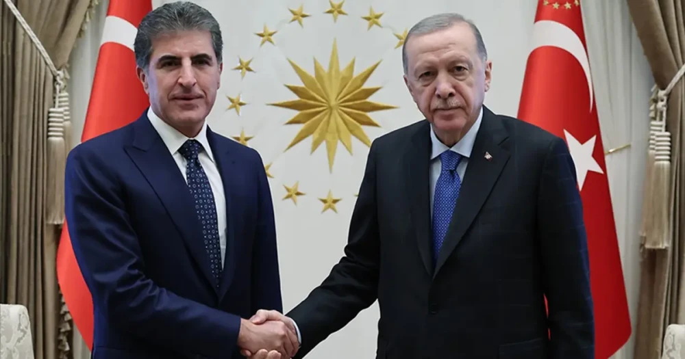 Cumhurbaşkanı Erdoğan ve IKBY Başkanı Barzani Görüştü