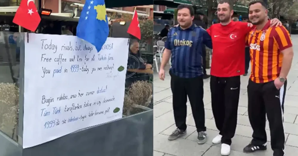 Kosova Sokakları Türkiye Maçı Heyecanıyla Doldu: Dostluk Mesajları Ön Planda