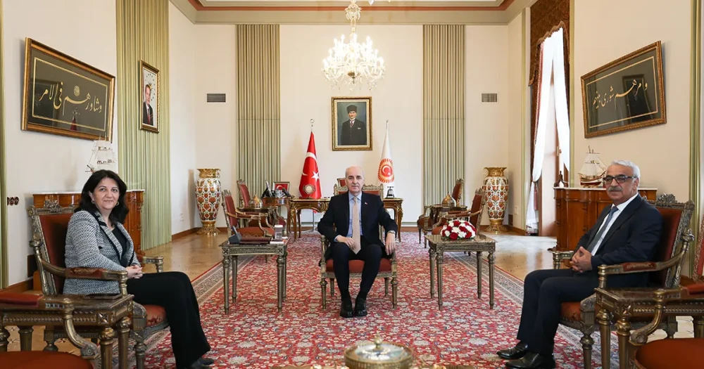 TBMM Başkanı Kurtulmuş, DEM Parti Heyetini Ağırladı