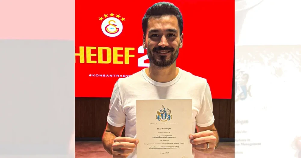 İlkay Gündoğan'dan Akademik Başarı: Yüksek Lisans Diplomasını Aldı