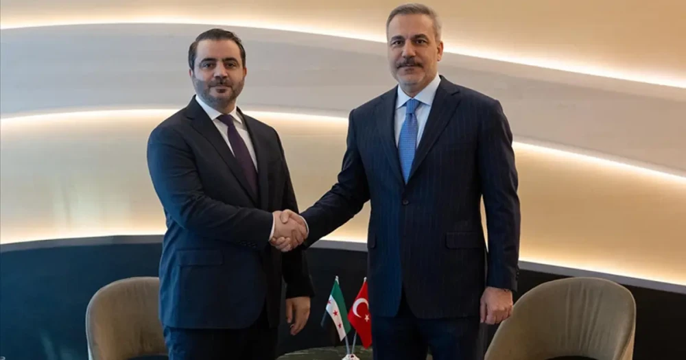 Dışişleri Bakanı Fidan, Suriyeli Mevkidaşı Şeybani ile Görüştü
