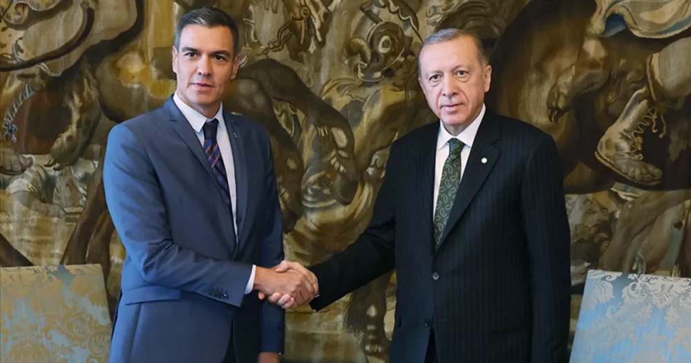 Cumhurbaşkanı Erdoğan ve İspanya Başbakanı Sanchez'den Önemli Görüşme