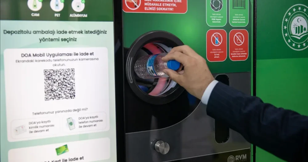 Depozitolu Şişe Getirenlere Şişe Başına 1 TL Ödeme