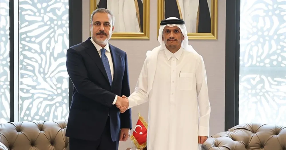 Dışişleri Bakanı Fidan, Katar Başbakanı Al Sani ile Görüştü