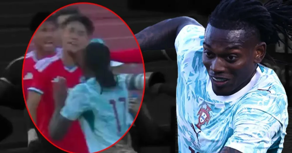 Portekiz-Şili Hazırlık Maçında Kavga Patlak Verdi, Rafael Leão Kırmızı Kart Gördü