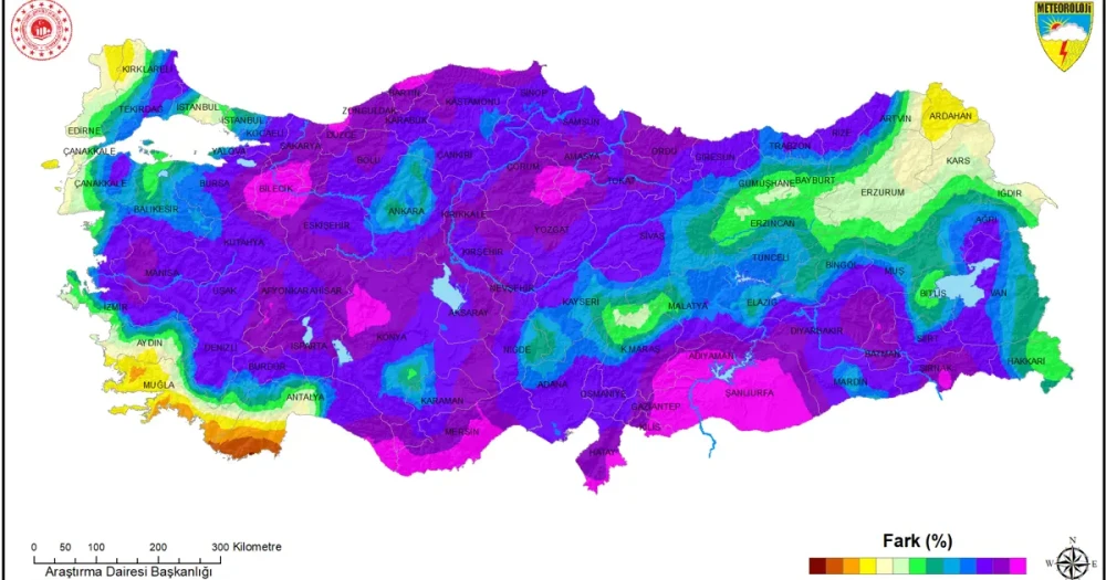 Türkiye’de Mayıs Ayı Yağışları Rekor Kırdı: Bazı İllerde Normalin Üç Katı Yağdı