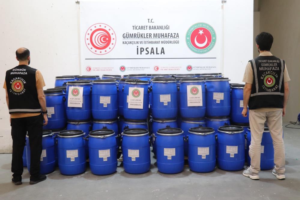 İpsala Gümrük Kapısı'nda 4 ton uyuşturucu ele geçirildi