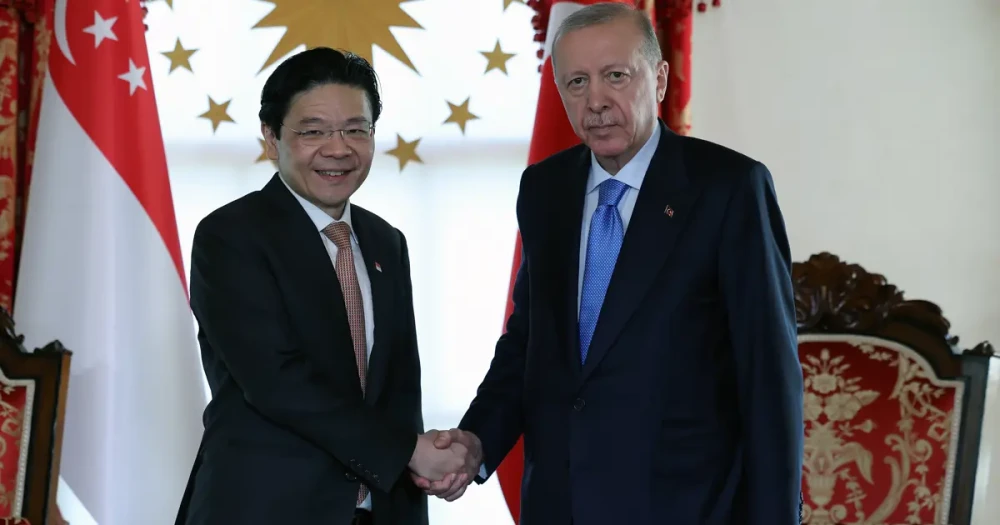 Cumhurbaşkanı Erdoğan, Singapur Başbakanı Wong'u Karşılamaya Devam Etti