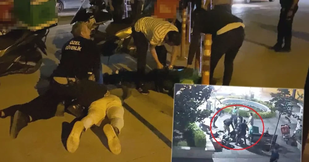 Esnafla motokuryeler arasında kavga çıktı, 5 kişi yaralandı