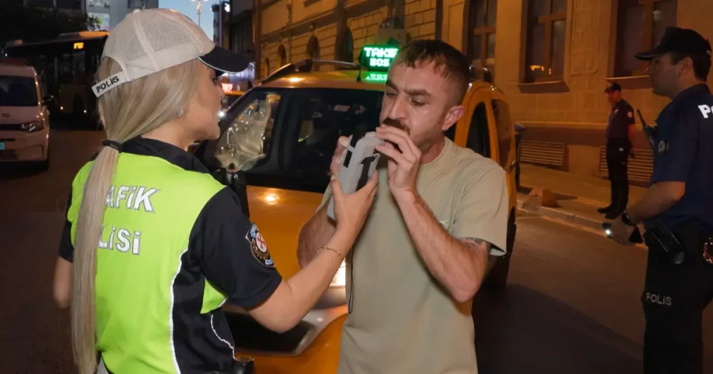 Alkollü Motosikletli Polis Kontrolünde Ehliyeti Kayıp