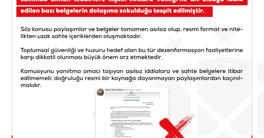 DMM'den Sahte Belge Uyarısı