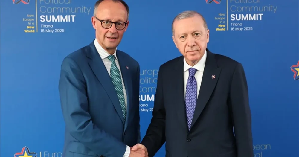Cumhurbaşkanı Erdoğan, Almanya Şansölyesi Friedrich Merz ile Görüştü