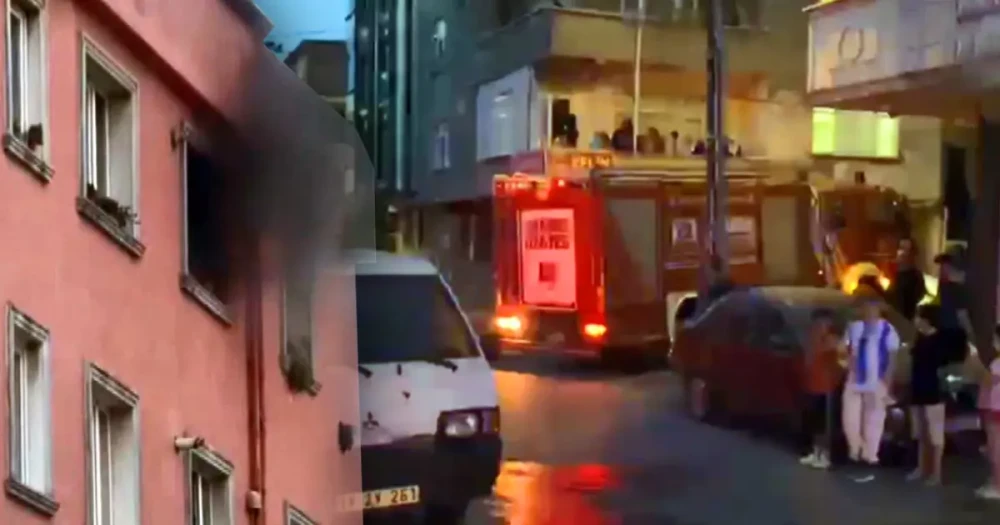 İstanbul’da Dehşet: Havalandırma Boşluğundan Giren Şahıs Eşinin Evini Yaktı
