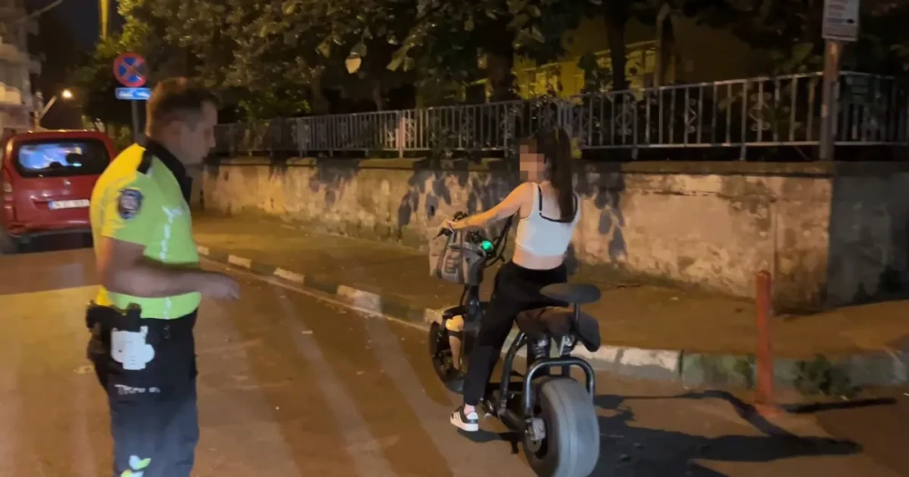 Alkollü Elektrikli Bisiklet Sürücüsü “Eve Gidiyordum” Dedi