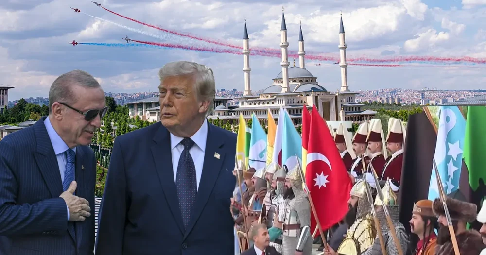 Trump'A Ankara'da anlamlı karşılama. “ABD’li gazeteciler gelip sordu”