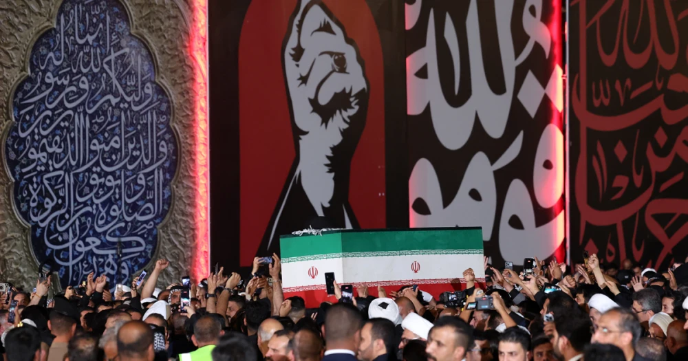Hamaney için Irak'ta Cenaze Töreni Gerçekleştirildi