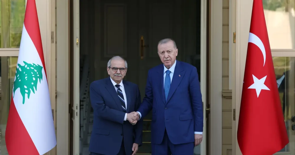 Cumhurbaşkanı Erdoğan, Lübnan Başbakanı Selam ile Görüşme Yaptı