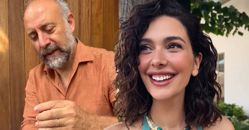 Bergüzar Korel, Halit Ergenç'in Setteki Bilinmeyen Alışkanlığını Görüntüledi
