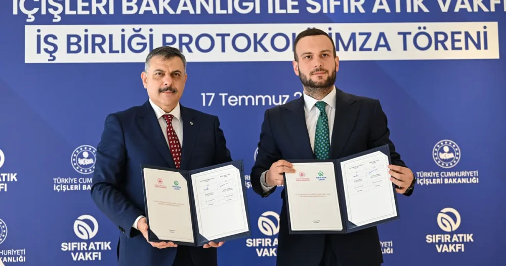 İçişleri Bakanlığı ile Sıfır Atık Vakfı Çevre İçin Güçlerini Birleştirdi
