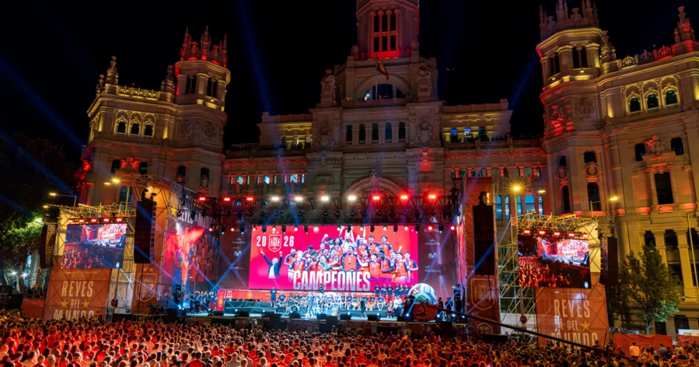 Madrid'de Dünya Kupası coşkusu