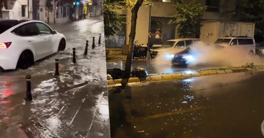 İstanbul'da Beklenen Yağış Gece Yarısı Başladı